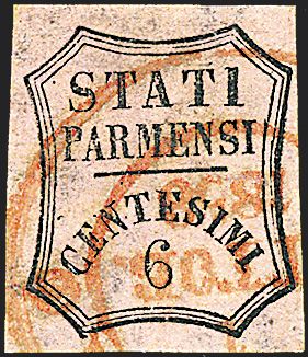 ANTICHI STATI ITALIANI - PARMA - Segnatasse per giornali  (1857)  - Catalogo Cataloghi su offerta - Studio Filatelico Toselli