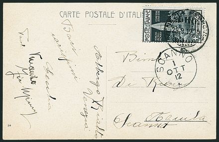 ITALIA REGNO  (1912)  - Catalogo Cataloghi su offerta - Studio Filatelico Toselli