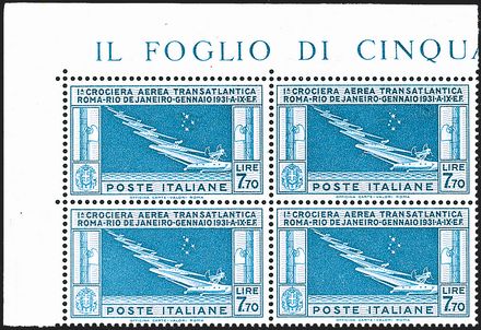 ITALIA REGNO Posta Aerea  (1930)  - Catalogo Cataloghi su offerta - Studio Filatelico Toselli