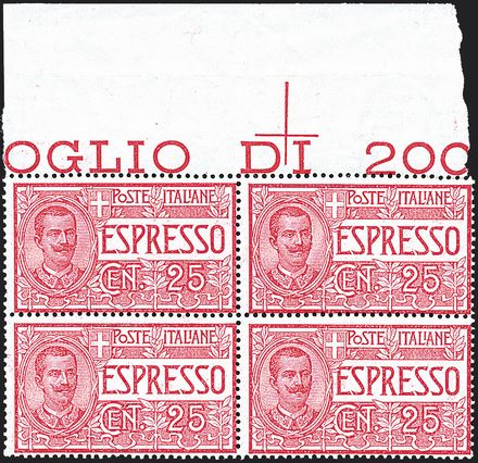 ITALIA REGNO Espressi  (1903)  - Catalogo Cataloghi su offerta - Studio Filatelico Toselli