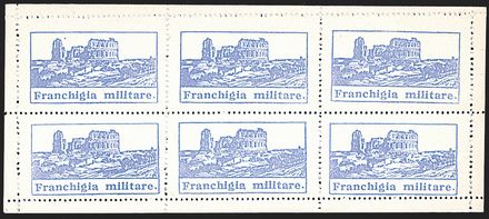 ITALIA REGNO Franchigia militare  (1943)  - Catalogo Cataloghi su offerta - Studio Filatelico Toselli