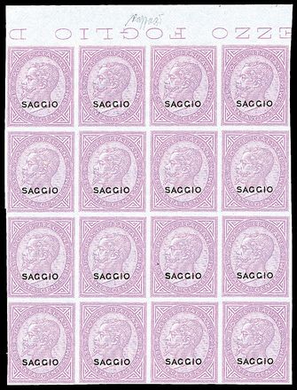 ITALIA REGNO Prove e saggi  (1863)  - Catalogo Cataloghi su offerta - Studio Filatelico Toselli