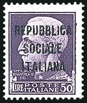 REPUBBLICA SOCIALE ITALIANA Saggi  (1944)  - Catalogo Cataloghi su offerta - Studio Filatelico Toselli