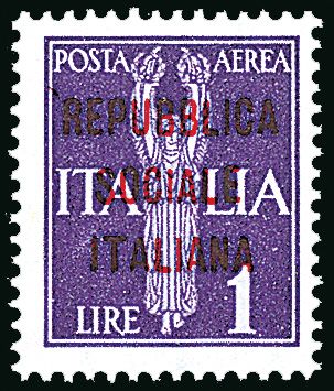 REPUBBLICA SOCIALE ITALIANA Saggi - Posta aerea  (1944)  - Catalogo Cataloghi su offerta - Studio Filatelico Toselli