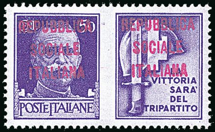 REPUBBLICA SOCIALE ITALIANA Propaganda di guerra  (1944)  - Catalogo Cataloghi su offerta - Studio Filatelico Toselli