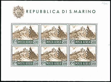 SAN MARINO Foglietti  (1951)  - Catalogo Cataloghi su offerta - Studio Filatelico Toselli