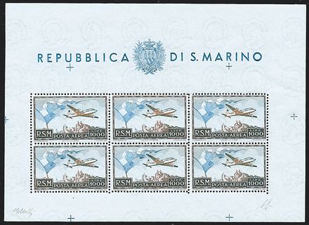 SAN MARINO Foglietti  (1951)  - Catalogo Cataloghi su offerta - Studio Filatelico Toselli