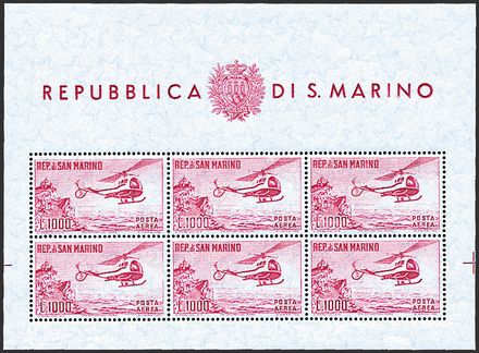 SAN MARINO Foglietti  (1961)  - Catalogo Cataloghi su offerta - Studio Filatelico Toselli