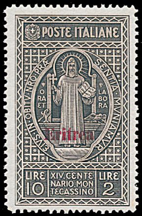 COLONIE ITALIANE - ERITREA  (1929)  - Catalogo Cataloghi su offerta - Studio Filatelico Toselli