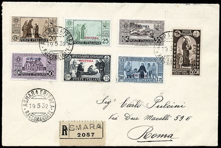 COLONIE ITALIANE - ERITREA  (1931)  - Catalogo Cataloghi su offerta - Studio Filatelico Toselli