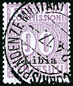 COLONIE ITALIANE - LIBIA - Servizio commissioni  (1915)  - Catalogo Cataloghi su offerta - Studio Filatelico Toselli