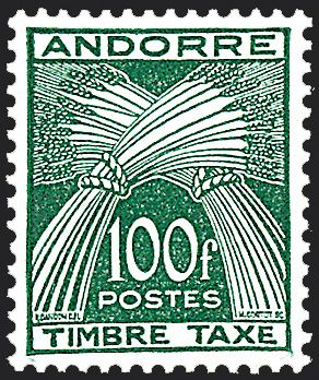 EUROPA - ANDORRA FRANCESE - Segnatasse  (1946)  - Catalogo Cataloghi su offerta - Studio Filatelico Toselli