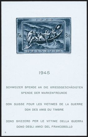 EUROPA - SVIZZERA - Foglietti  (1945)  - Catalogo Cataloghi su offerta - Studio Filatelico Toselli
