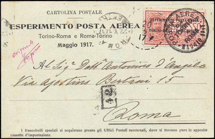 POSTA AEREA ITALIANA  (1917)  - Catalogo Cataloghi su offerta - Studio Filatelico Toselli