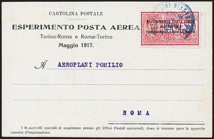 POSTA AEREA ITALIANA  (1917)  - Catalogo Cataloghi su offerta - Studio Filatelico Toselli