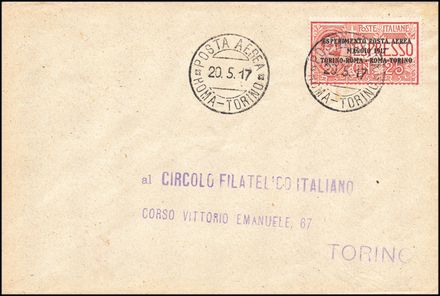 POSTA AEREA ITALIANA  (1917)  - Catalogo Cataloghi su offerta - Studio Filatelico Toselli