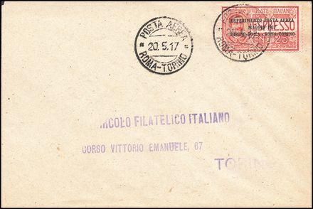 POSTA AEREA ITALIANA  (1917)  - Catalogo Cataloghi su offerta - Studio Filatelico Toselli