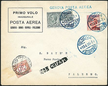 POSTA AEREA ITALIANA  (1926)  - Catalogo Cataloghi su offerta - Studio Filatelico Toselli