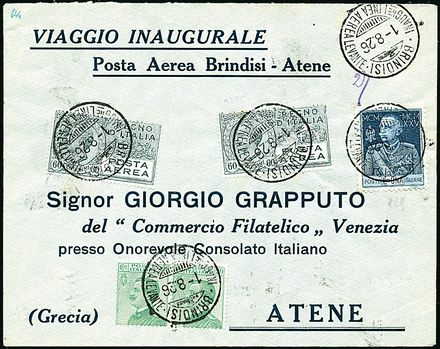 POSTA AEREA ITALIANA  (1926)  - Catalogo Cataloghi su offerta - Studio Filatelico Toselli