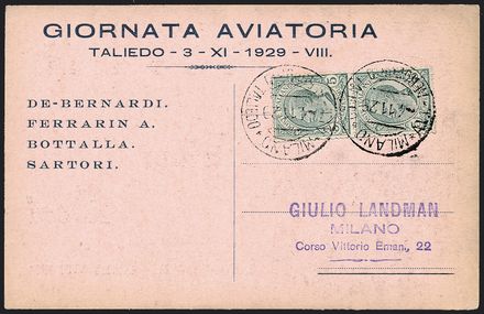 POSTA AEREA ITALIANA  (1929)  - Catalogo Cataloghi su offerta - Studio Filatelico Toselli