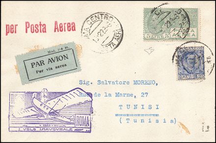 POSTA AEREA ITALIANA  (1929)  - Catalogo Cataloghi su offerta - Studio Filatelico Toselli