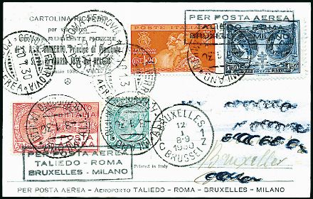 POSTA AEREA ITALIANA  (1930)  - Catalogo Cataloghi su offerta - Studio Filatelico Toselli