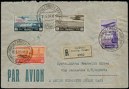 POSTA AEREA ITALIANA  (1934)  - Catalogo Cataloghi su offerta - Studio Filatelico Toselli