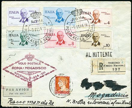 POSTA AEREA ITALIANA  (1934)  - Catalogo Cataloghi su offerta - Studio Filatelico Toselli