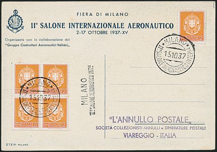 POSTA AEREA ITALIANA  (1937)  - Catalogo Cataloghi su offerta - Studio Filatelico Toselli