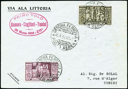POSTA AEREA ITALIANA  (1938)  - Catalogo Cataloghi su offerta - Studio Filatelico Toselli