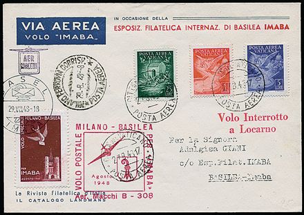 POSTA AEREA ITALIANA  (1948)  - Catalogo Cataloghi su offerta - Studio Filatelico Toselli