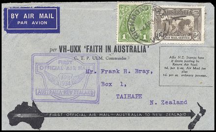 POSTA AEREA ESTERA - AUSTRALIA  (1934)  - Catalogo Cataloghi su offerta - Studio Filatelico Toselli