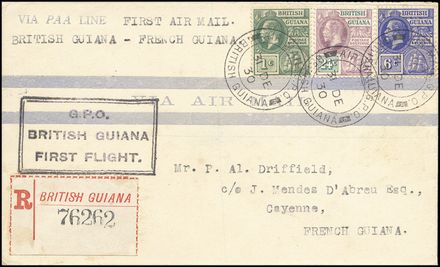 POSTA AEREA ESTERA - BRITISH GUIANA  (1930)  - Catalogo Cataloghi su offerta - Studio Filatelico Toselli