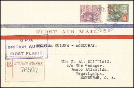 POSTA AEREA ESTERA - BRITISH GUIANA  (1931)  - Catalogo Cataloghi su offerta - Studio Filatelico Toselli