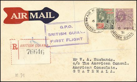 POSTA AEREA ESTERA - BRITISH GUIANA  (1931)  - Catalogo Cataloghi su offerta - Studio Filatelico Toselli