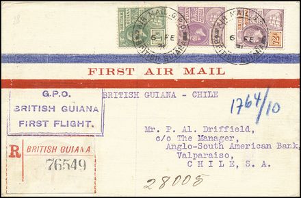 POSTA AEREA ESTERA - BRITISH GUIANA  (1931)  - Catalogo Cataloghi su offerta - Studio Filatelico Toselli