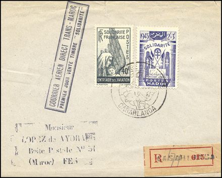 POSTA AEREA ESTERA - MAROCCO  (1945)  - Catalogo Cataloghi su offerta - Studio Filatelico Toselli