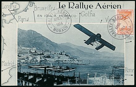 POSTA AEREA ESTERA - MONACO  (1914)  - Catalogo Cataloghi su offerta - Studio Filatelico Toselli