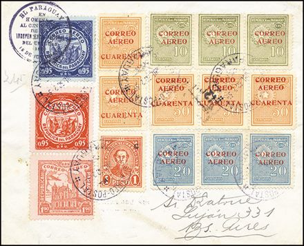 POSTA AEREA ESTERA - PARAGUAY  (1930)  - Catalogo Cataloghi su offerta - Studio Filatelico Toselli