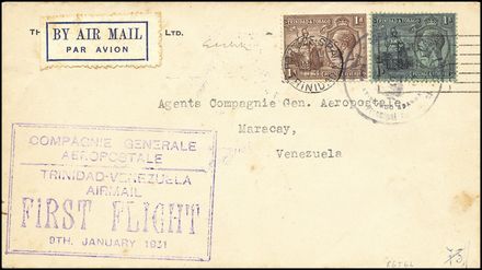 POSTA AEREA ESTERA - TRINIDAD AND TOBAGO  (1931)  - Catalogo Cataloghi su offerta - Studio Filatelico Toselli