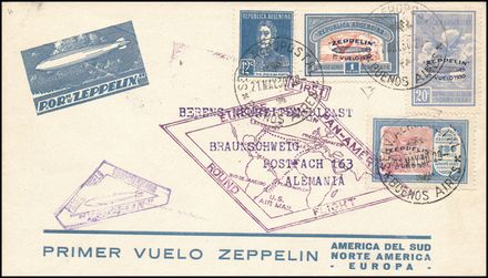 ZEPPELIN - ARGENTINA  (1930)  - Catalogo Cataloghi su offerta - Studio Filatelico Toselli