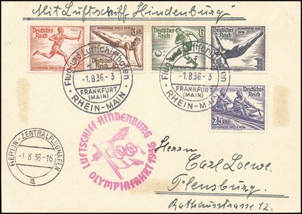 ZEPPELIN - GERMANIA  (1936)  - Catalogo Cataloghi su offerta - Studio Filatelico Toselli