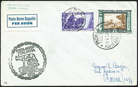 ZEPPELIN - ITALIA  (1933)  - Catalogo Cataloghi su offerta - Studio Filatelico Toselli