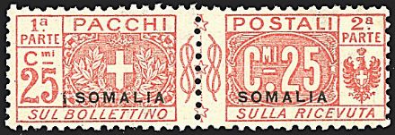COLONIE ITALIANE - SOMALIA - Pacchi postali  - Catalogo Catalogo di vendita su offerte - Studio Filatelico Toselli