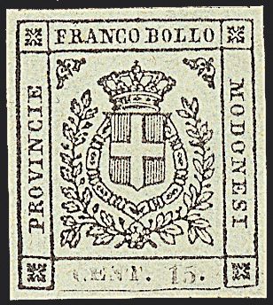 ANTICHI STATI ITALIANI - MODENA - Governo provvisorio  (1859)  - Catalogo Catalogo di Vendita a prezzi netti - Studio Filatelico Toselli