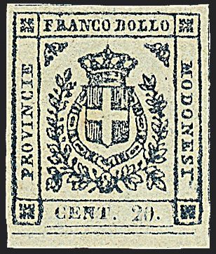 ANTICHI STATI ITALIANI - MODENA - Governo provvisorio  (1859)  - Catalogo Catalogo di Vendita a prezzi netti - Studio Filatelico Toselli