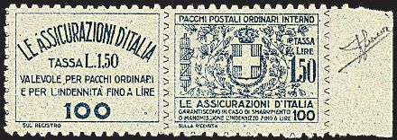 ITALIA REGNO Francobolli assicurativi  (1926)  - Catalogo Catalogo di Vendita a prezzi netti - Studio Filatelico Toselli