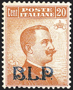 ITALIA REGNO Francobolli per buste e lettere postali - B.L.P.  (1921)  - Catalogo Catalogo di Vendita a prezzi netti - Studio Filatelico Toselli