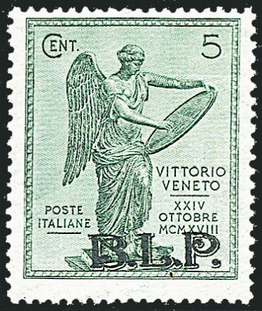 ITALIA REGNO Francobolli per buste e lettere postali - B.L.P.  (1922)  - Catalogo Catalogo di Vendita a prezzi netti - Studio Filatelico Toselli