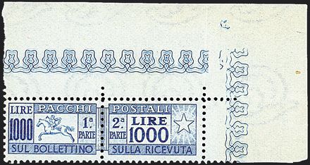 ITALIA REPUBBLICA Pacchi postali  (1954)  - Catalogo Catalogo di Vendita a prezzi netti - Studio Filatelico Toselli